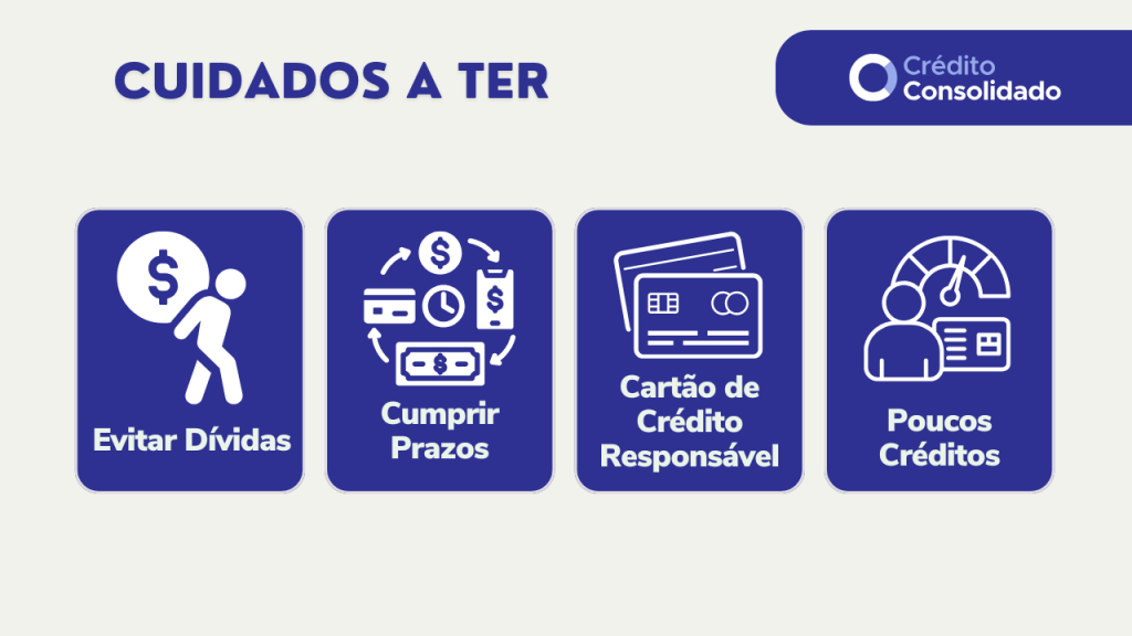 cuidados para melhorar credit score